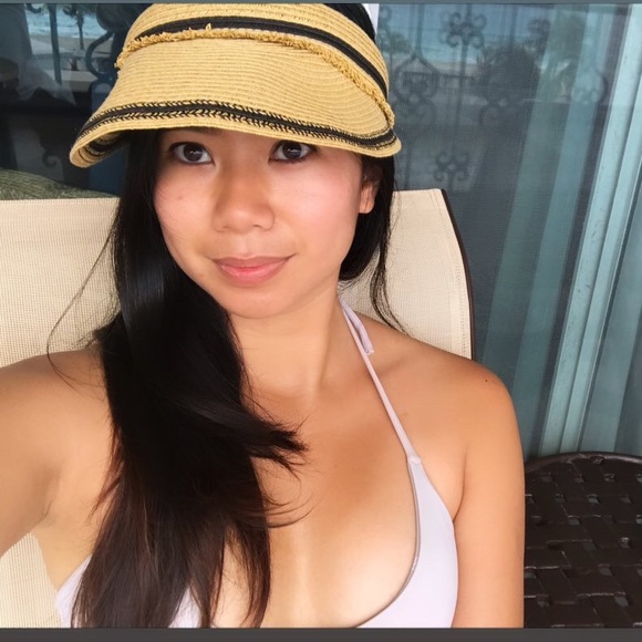 Straw visor hat - Picture 5 of 5